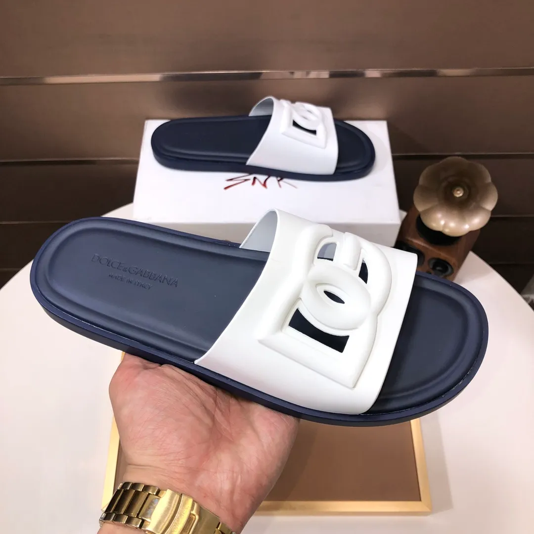 Men's shoes💰280💰【D&G】High-end quality Product trademark: DG "Dolce & Gabban*" slippers, Product material: Imported cowhide upper, original air cushion outsole, regular size: 38-45